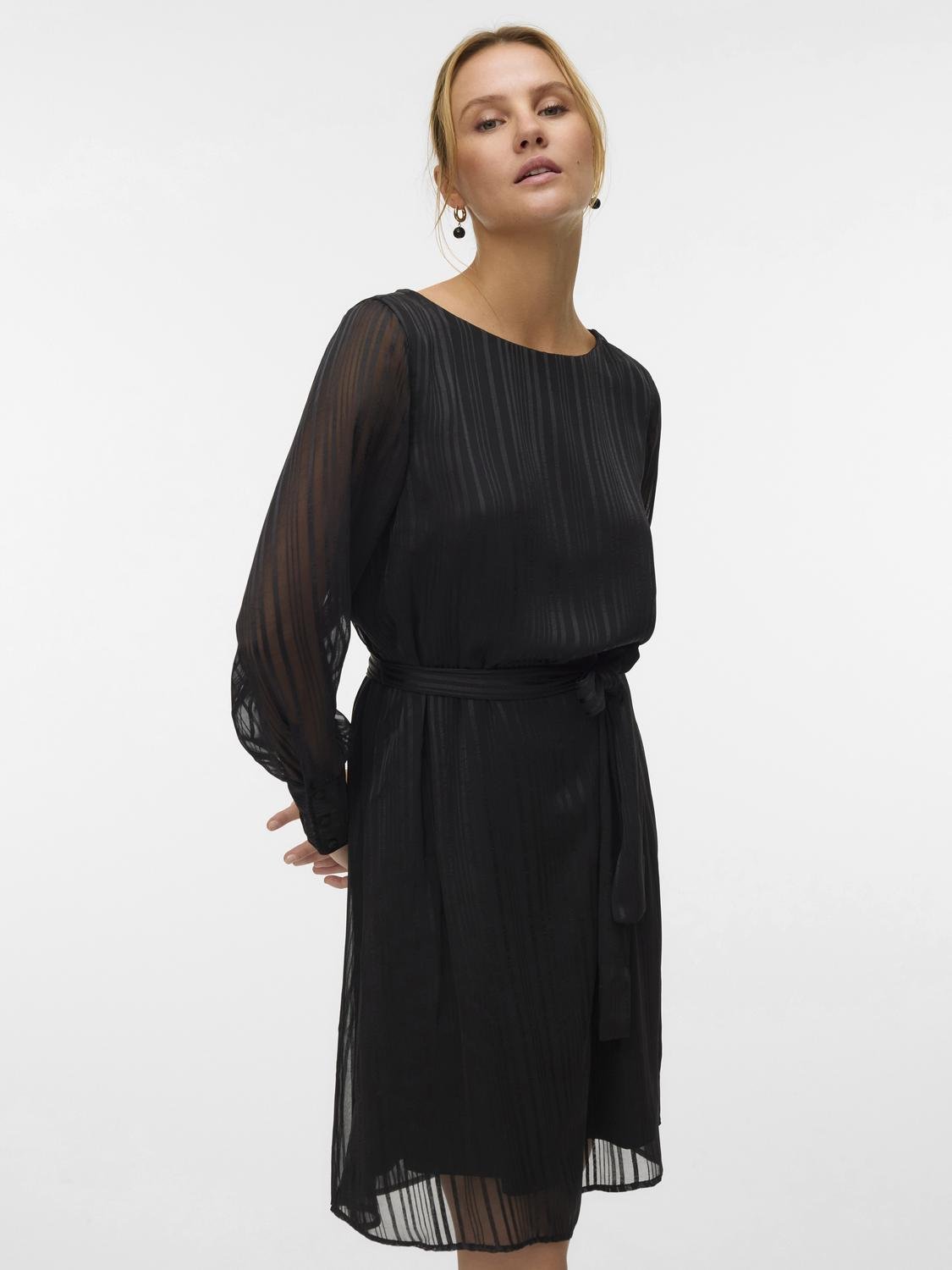 VMGEDNA Midi Dress - Black - VERO MODA & VILA Bergvik